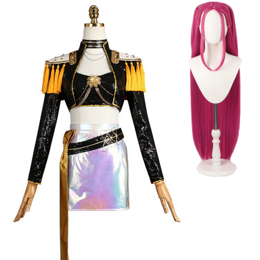 KPop Demon Hunters(2025) Mira Costume de Scène Cosplay Costume Perruque