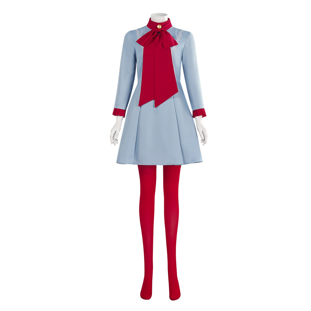 Adulte Die With A Smile Uniforme Bleu Cosplay Costume