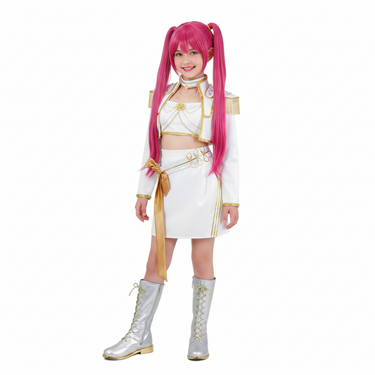 Enfant Mira What It Sounds Like Tenue Blanche Cosplay Costume