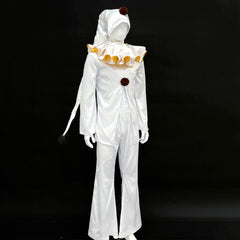 Cosplay Costume Pierrot The Freak Circus(2026) Jeu Cosplay Tenue Blanche