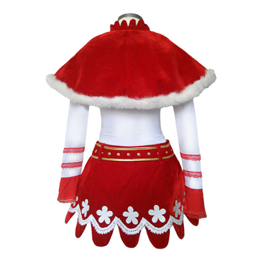 Cosplay Costume Perona One Piece Thriller Bark Arc Anime Cosplay Tenue Rouge et Blanche