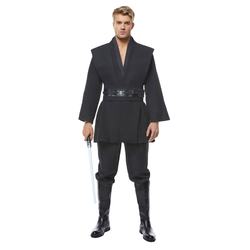 Jedi Tenue Noir Sans Cape Cosplay Costume