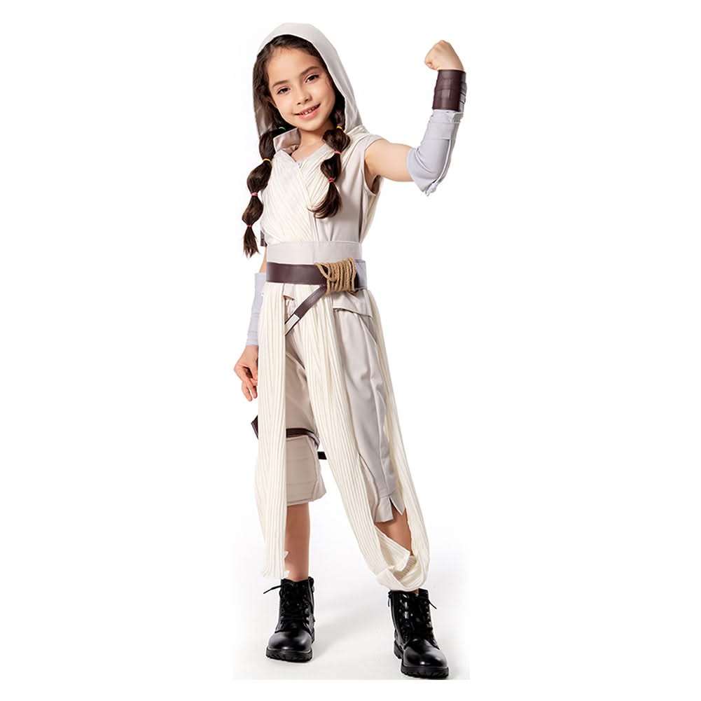 The Rise of Skywalker Rey Costume Enfant Cosplay Costume