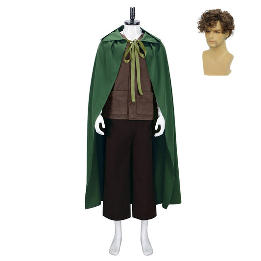 The Lord of the Rings Frodo Baggins Cosplay Costume Perruque