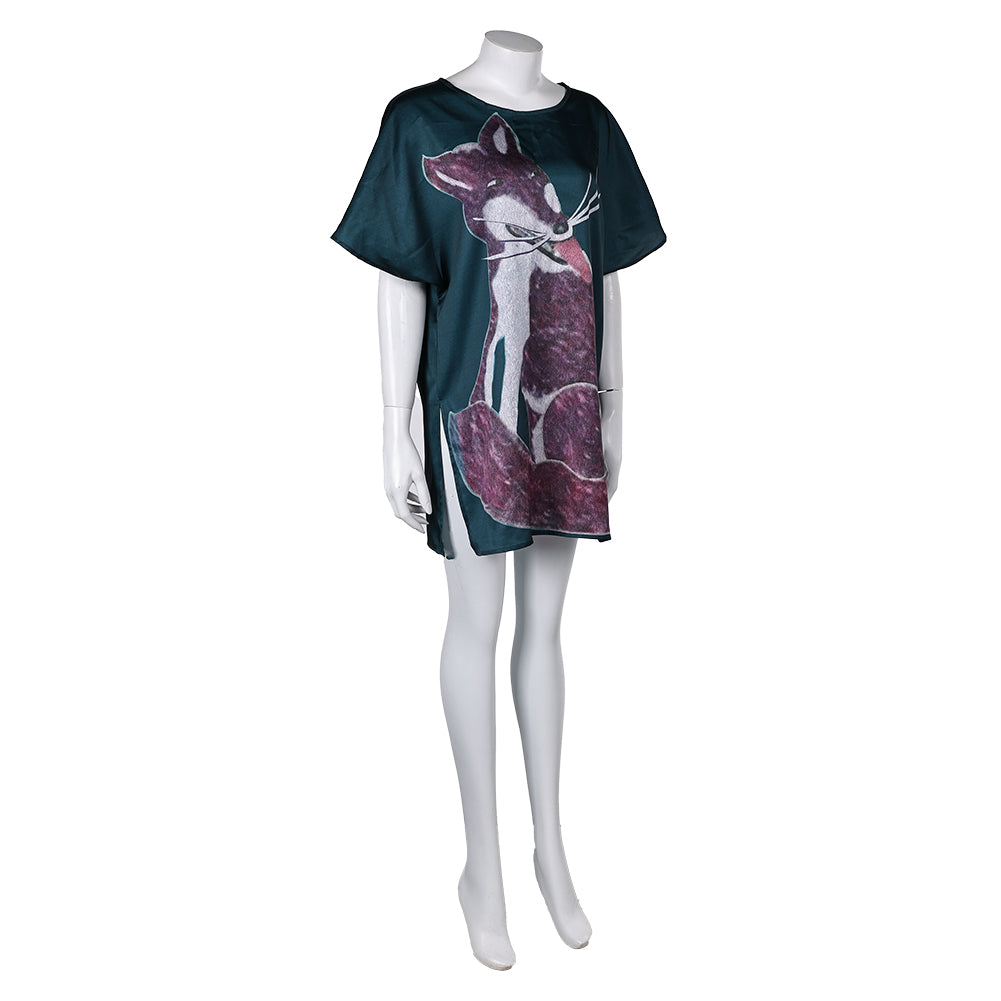 ABBA Anni-Frid Lyngstad 1970s T-shirt Disco Vert Costume Vintage