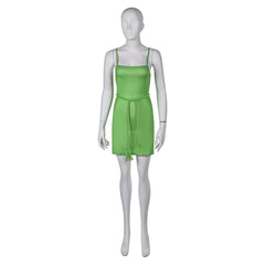 ABBA Femme  Agnetha Faltskong 1970s Tenue Rose-vert Costume Vintage