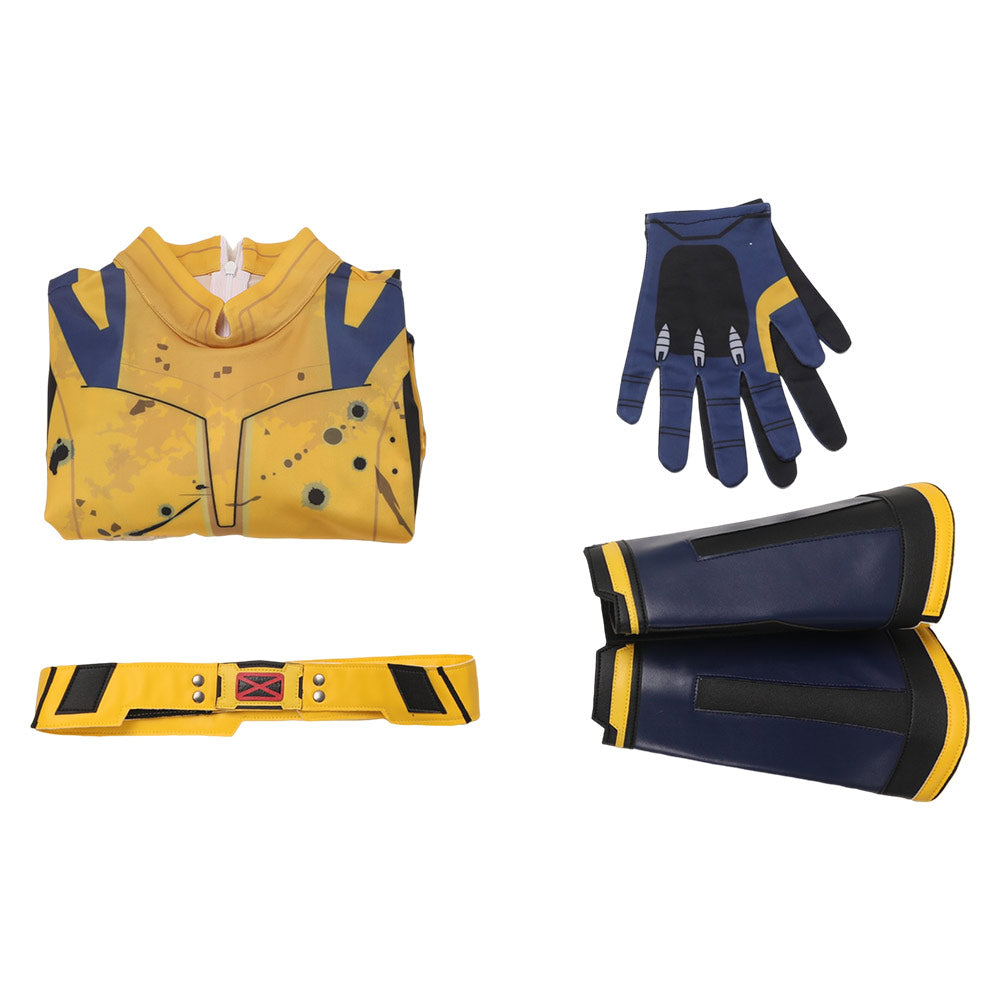 Adulte Deadpool & Wolverine(2024) Wolverine Combinaison Sans Manche Cosplay Costume Ver.2