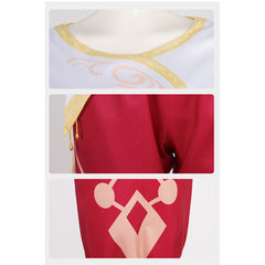 Adulte Spellbound Princess Ellian Tenue Blanche et Rouge Cosplay Costume