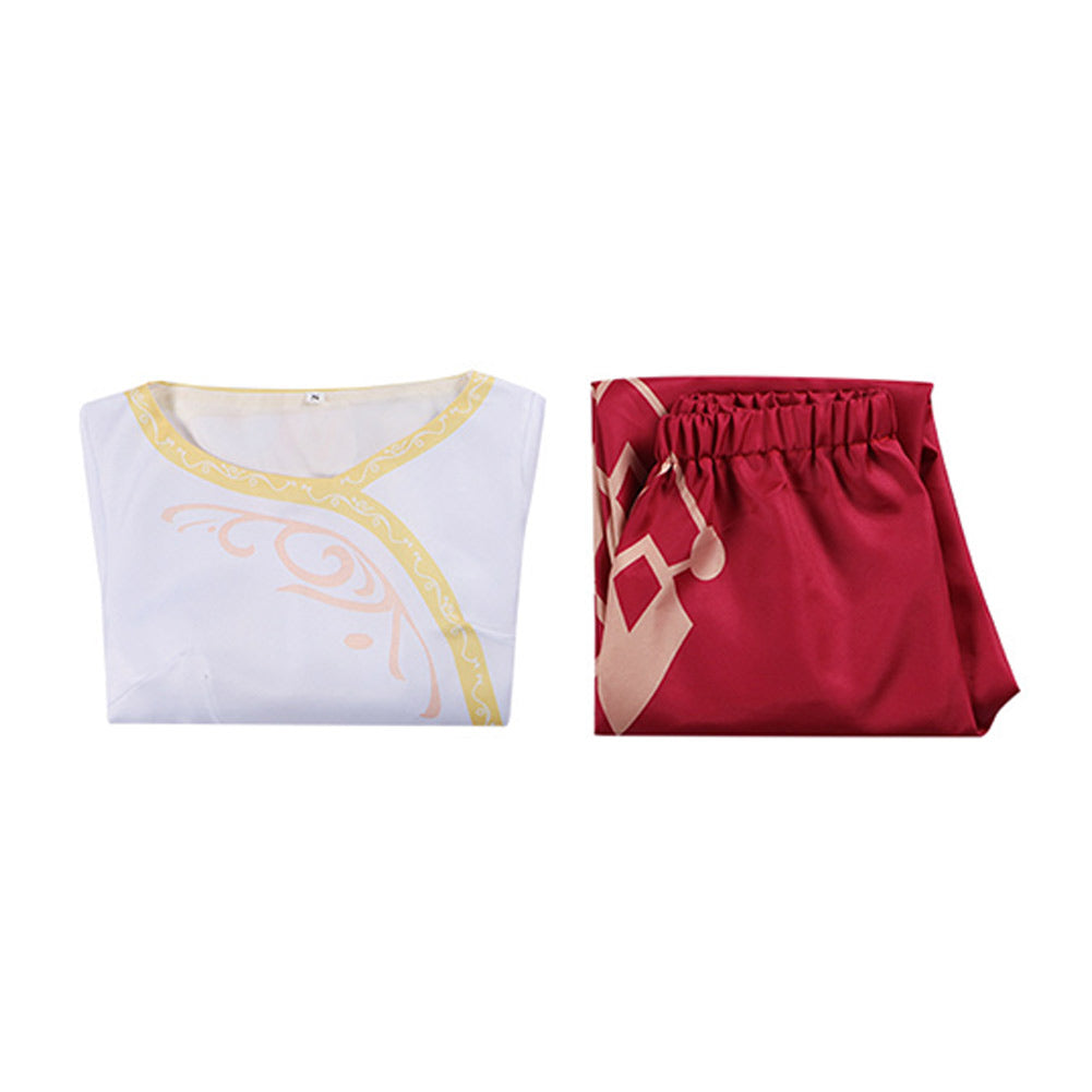 Adulte Spellbound Princess Ellian Tenue Blanche et Rouge Cosplay Costume