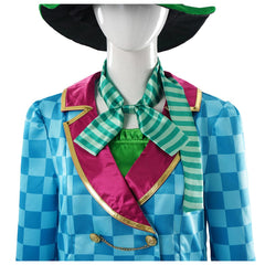 Alice in Wonderland Alice Robe Bleue et Chapeau Cosplay Costume