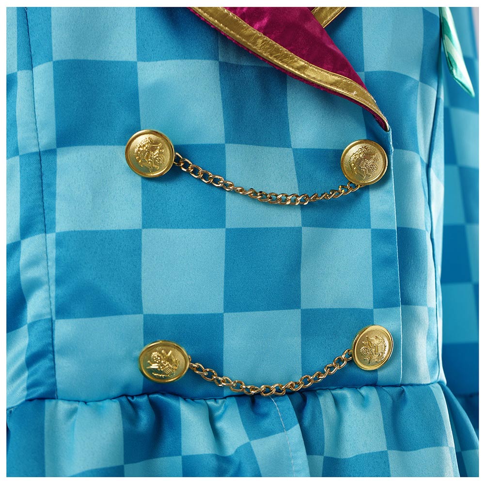Alice in Wonderland Alice Robe Bleue et Chapeau Cosplay Costume
