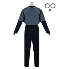 Alien Stage Luka Tenue Noire et Bleue Cosplay Costume