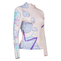 Arcane: League of Legends Saison 2 Jinx Haut Tmprimé Tatouage Cosplay Costume