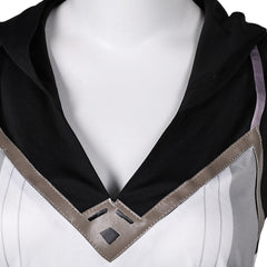 Arcane: League of Legends Saison 2 Vi Tenue Blanche et Noire Cosplay Costume