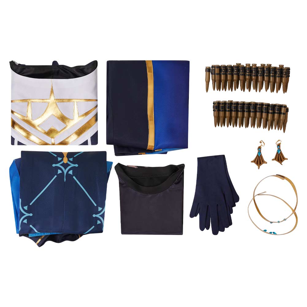 Arcane: League of Legends Saison 2(2024) Caitlyn Prestige Commander Cosplay Costume