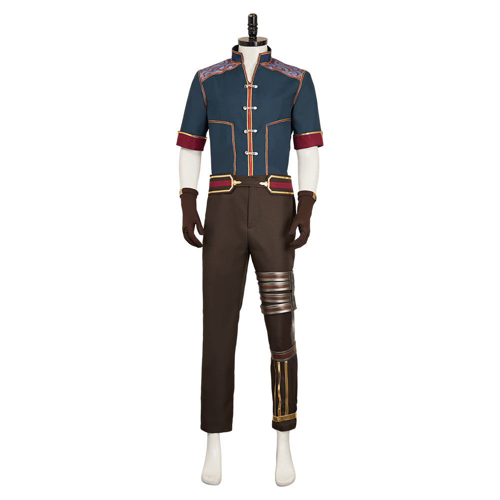 Arcane: League of Legends Saison 2(2024) Jayce Tenue Verte Foncée Cosplay Costume