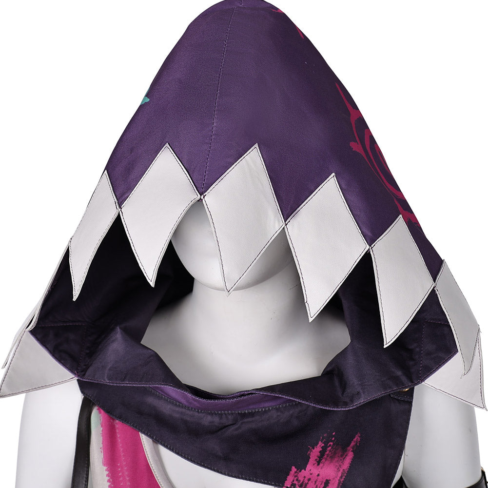 Arcane: League of Legends Saison 2(2024) Jinx Tenue avec Chapeau Cosplay Costume