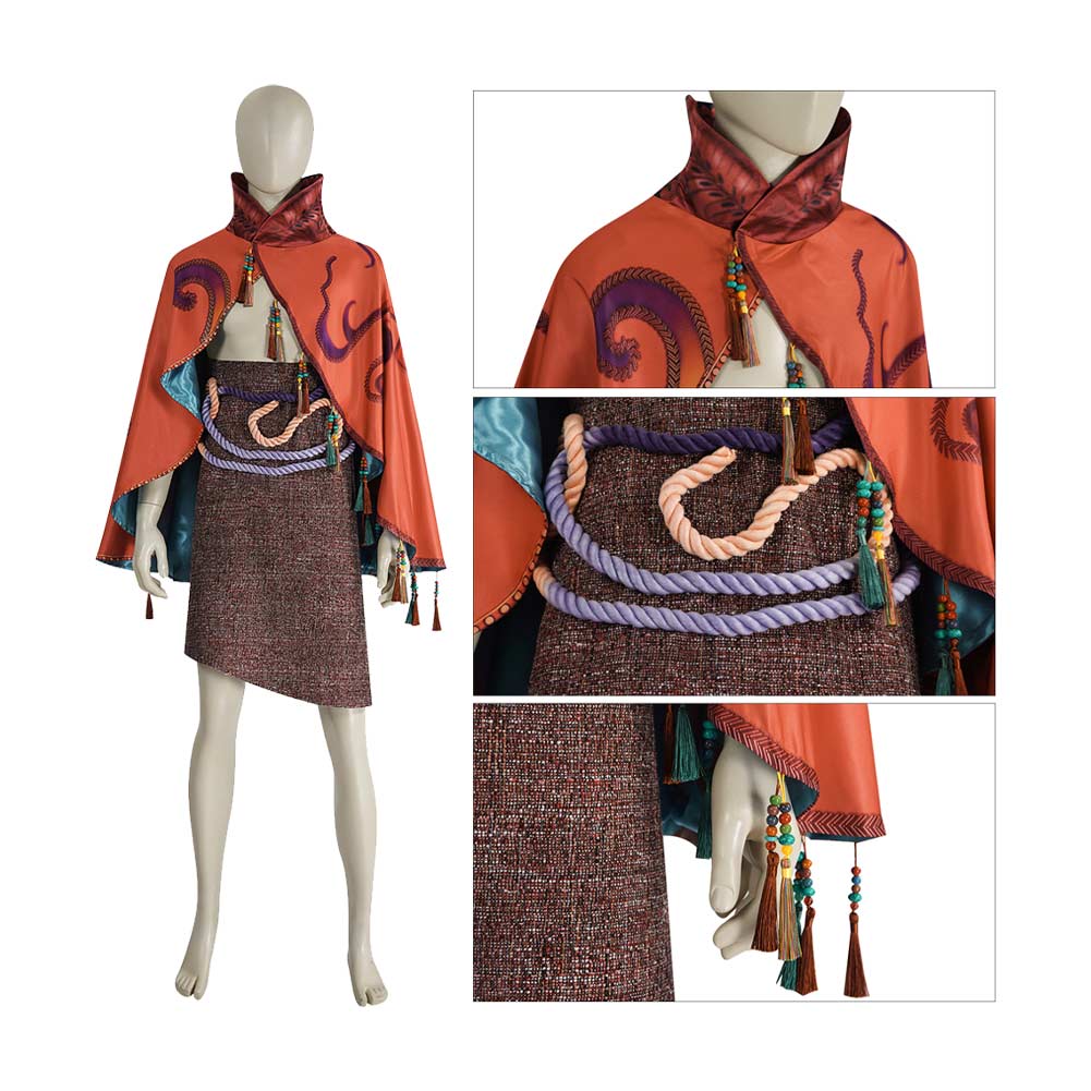 Avatar: de Feu et de Cendres(2025) Peylak Tenue Orange Cosplay Costume