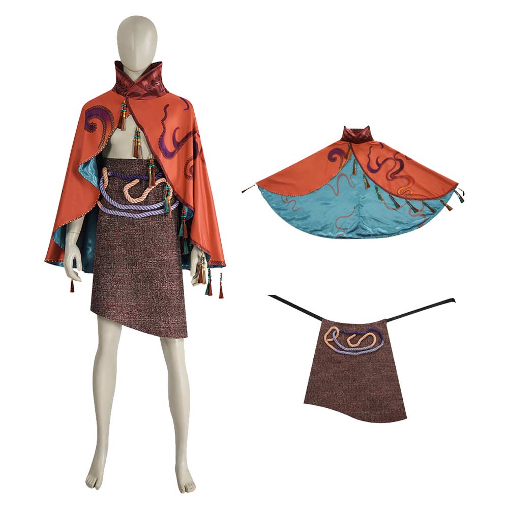 Avatar: de Feu et de Cendres(2025) Peylak Tenue Orange Cosplay Costume