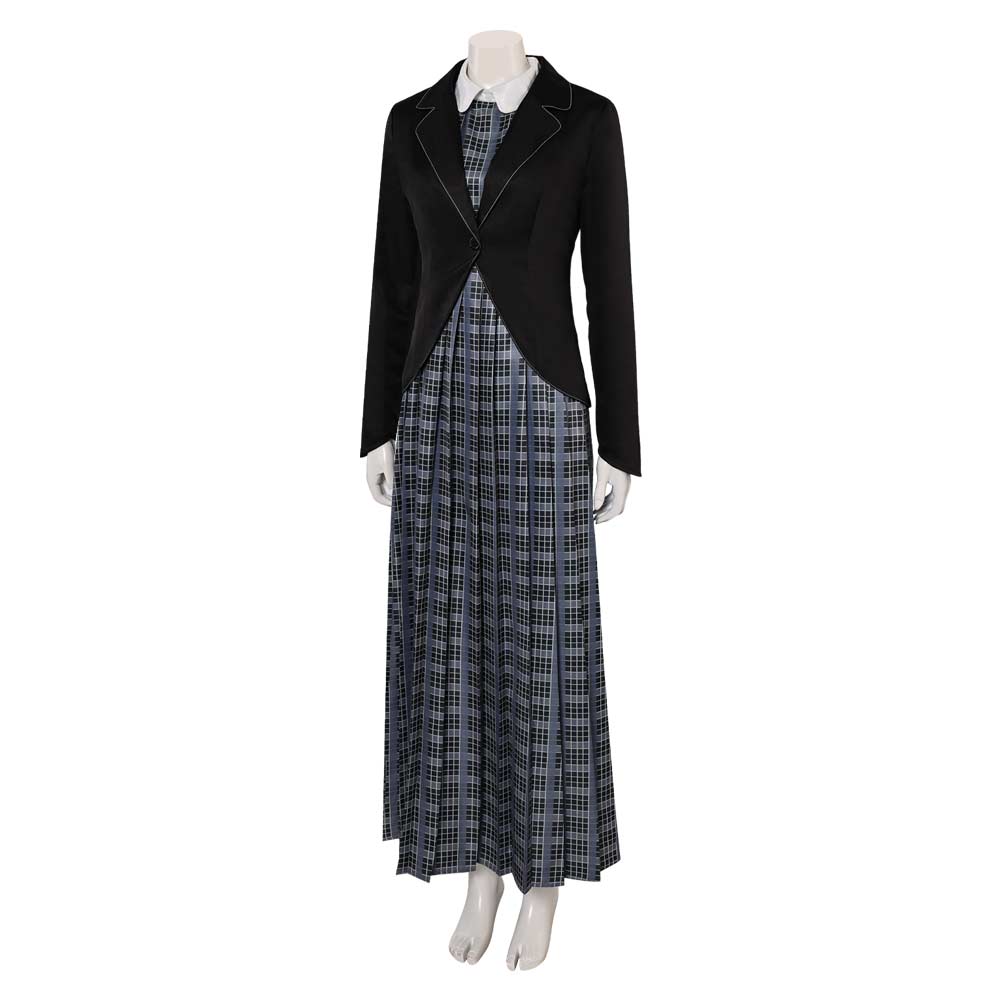 Beetlejuice 2(2024) Lydia Deetz Robe à Carreaux Cosplay Costume