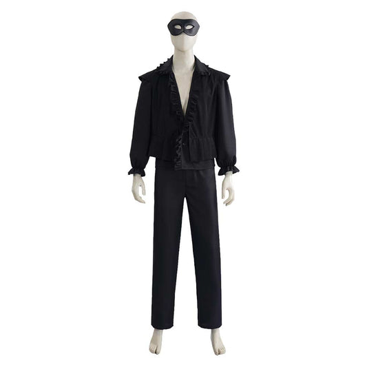 Bridgerton Saison 4(2026) Benedict Bridgerton Tenue Noire Cosplay Costume