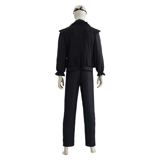 Bridgerton Saison 4(2026) Benedict Bridgerton Tenue Noire Cosplay Costume