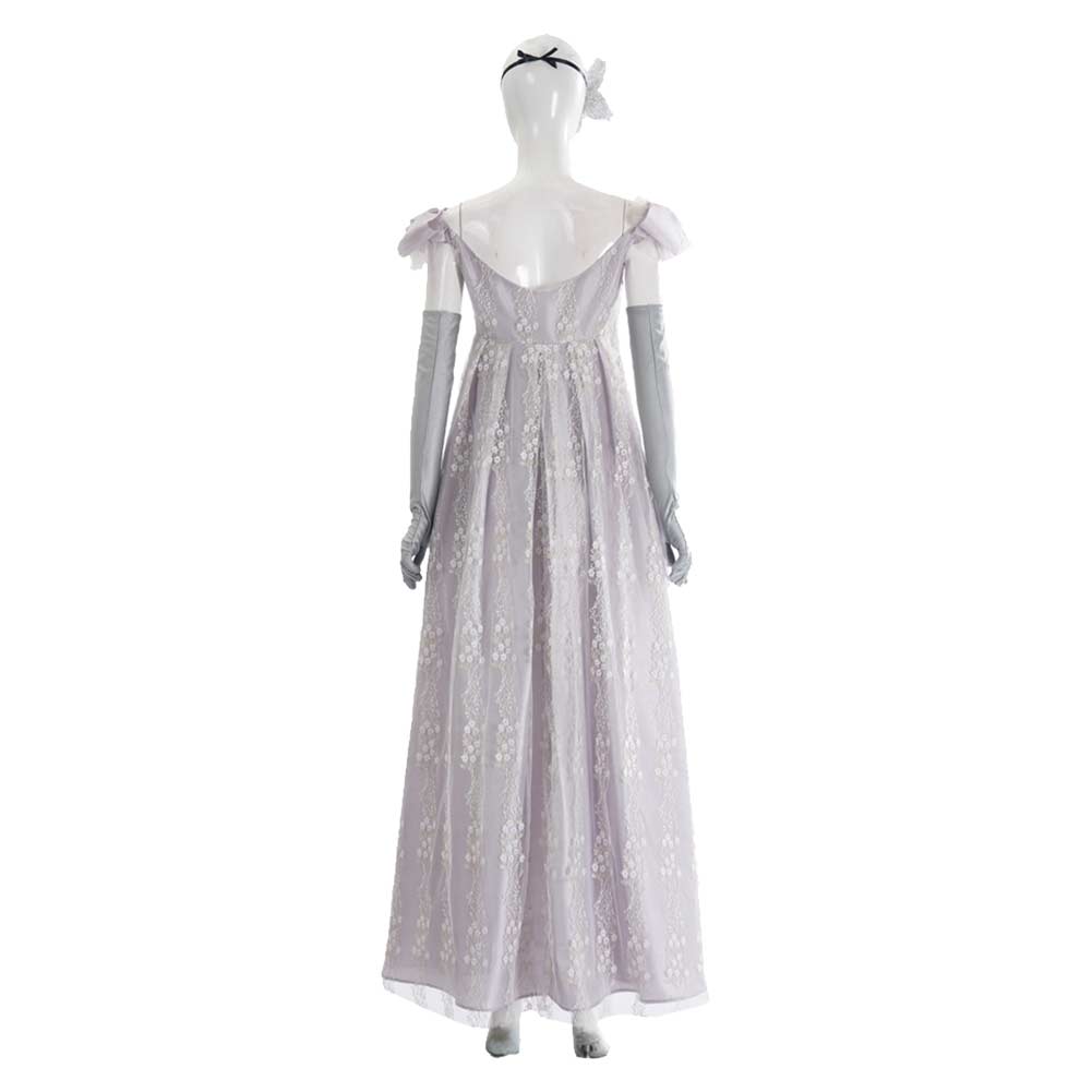 Bridgerton Saison 4(2026) Sophie Beckett Robe Blanche Cosplay Costume