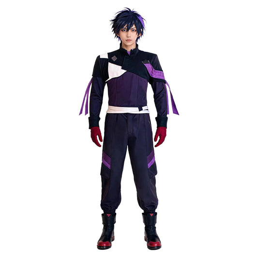 Cosplay Costume Kirito Sword Art Online: Unanswered//butterfly(2026) Anime Cosplay Combinaison Violette Homme
