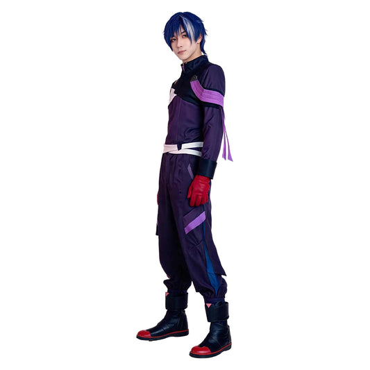 Cosplay Costume Kirito Sword Art Online: Unanswered//butterfly(2026) Anime Cosplay Combinaison Violette Homme