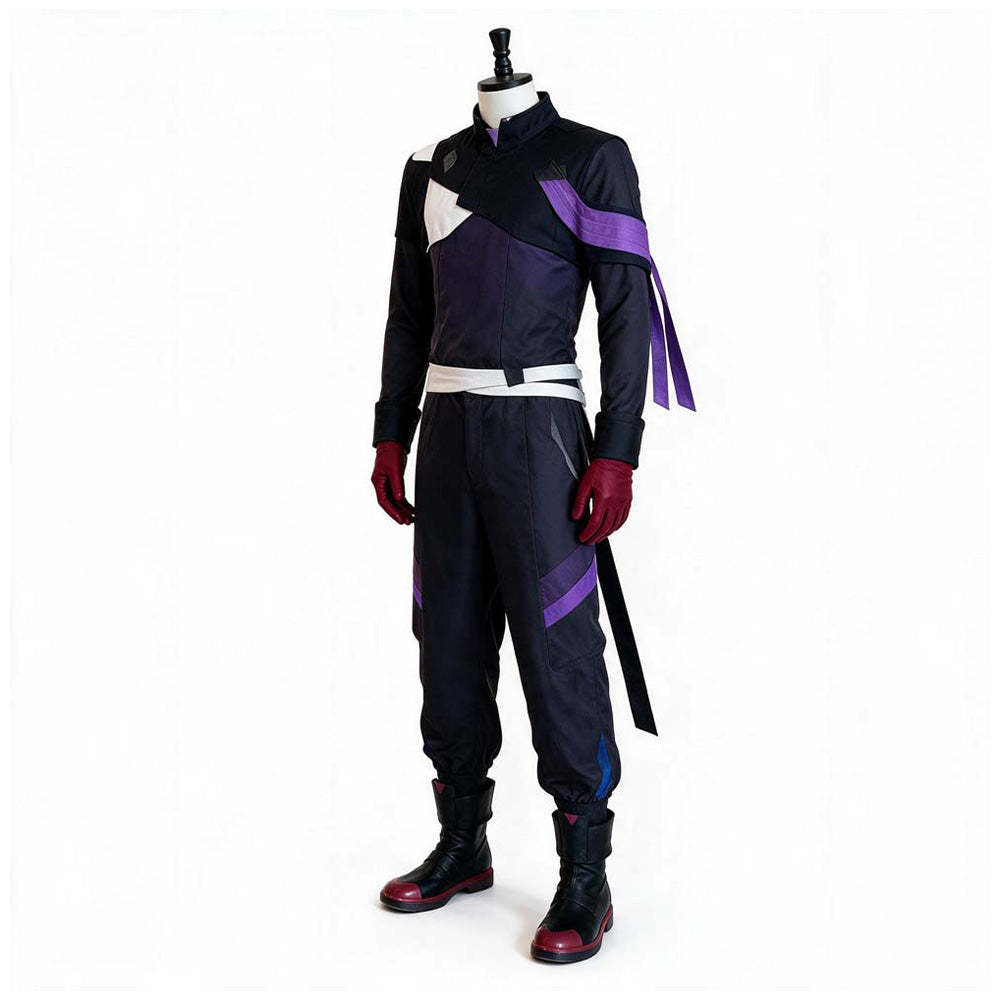 Cosplay Costume Kirito Sword Art Online: Unanswered//butterfly(2026) Anime Cosplay Combinaison Violette Homme