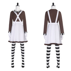 Charlie et la Chocolaterie Willy Wonka Robe Marron et Rose Cosplay Costume