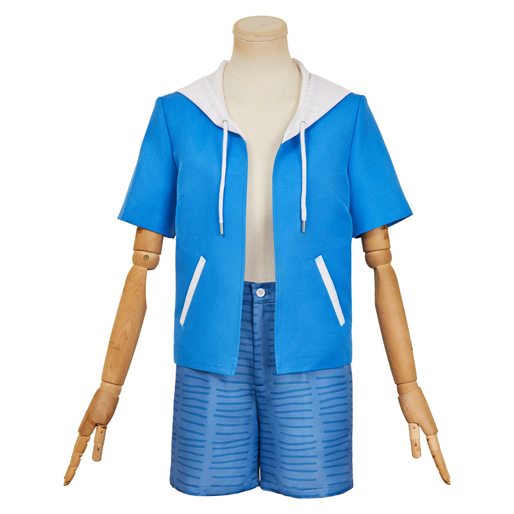 City The Animation(2025) Nagumo Midori Tenue Bleue Cosplay Costume