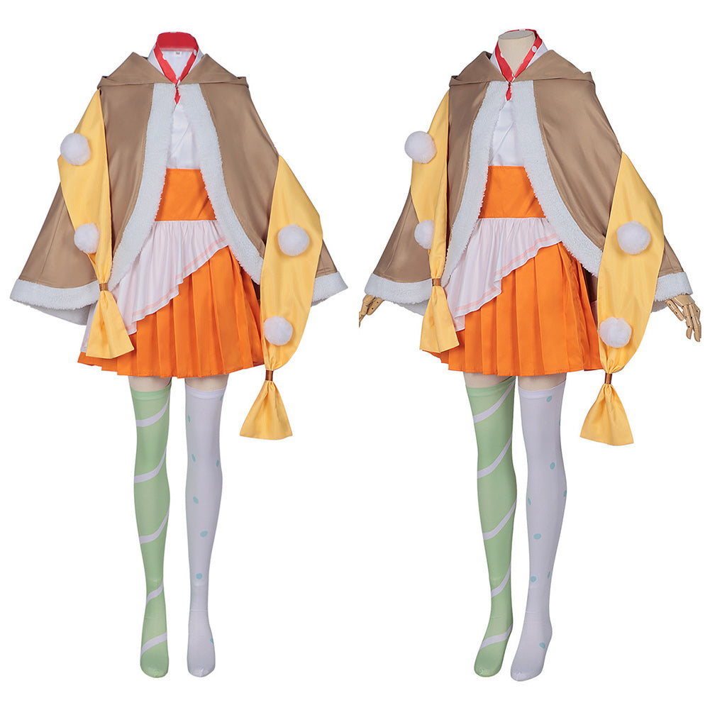 Cosmic Princess Kaguya(2026) Isayama Manami Tenue Jaune et Brune Cosplay Costume