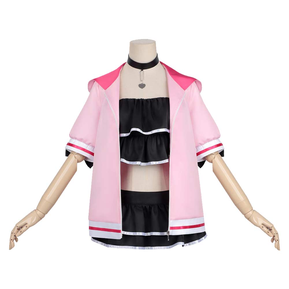 Cosmic Princess Kaguya(2026) Noi Komazawa Maillot de Bain Rose et Noire Cosplay Costume