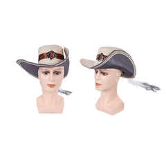 Cosplay Accessoire Will Turner Pirates of the Caribbean Film Cosplay Chapeau Beige