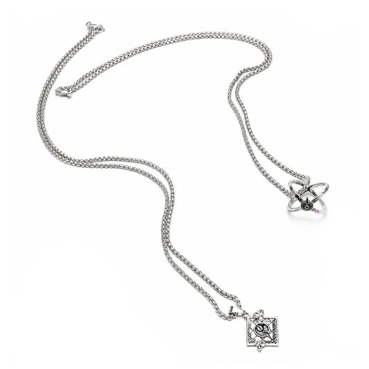 Cosplay Accessoires Xavier Link Click Anime Cosplay Colliers Argentés