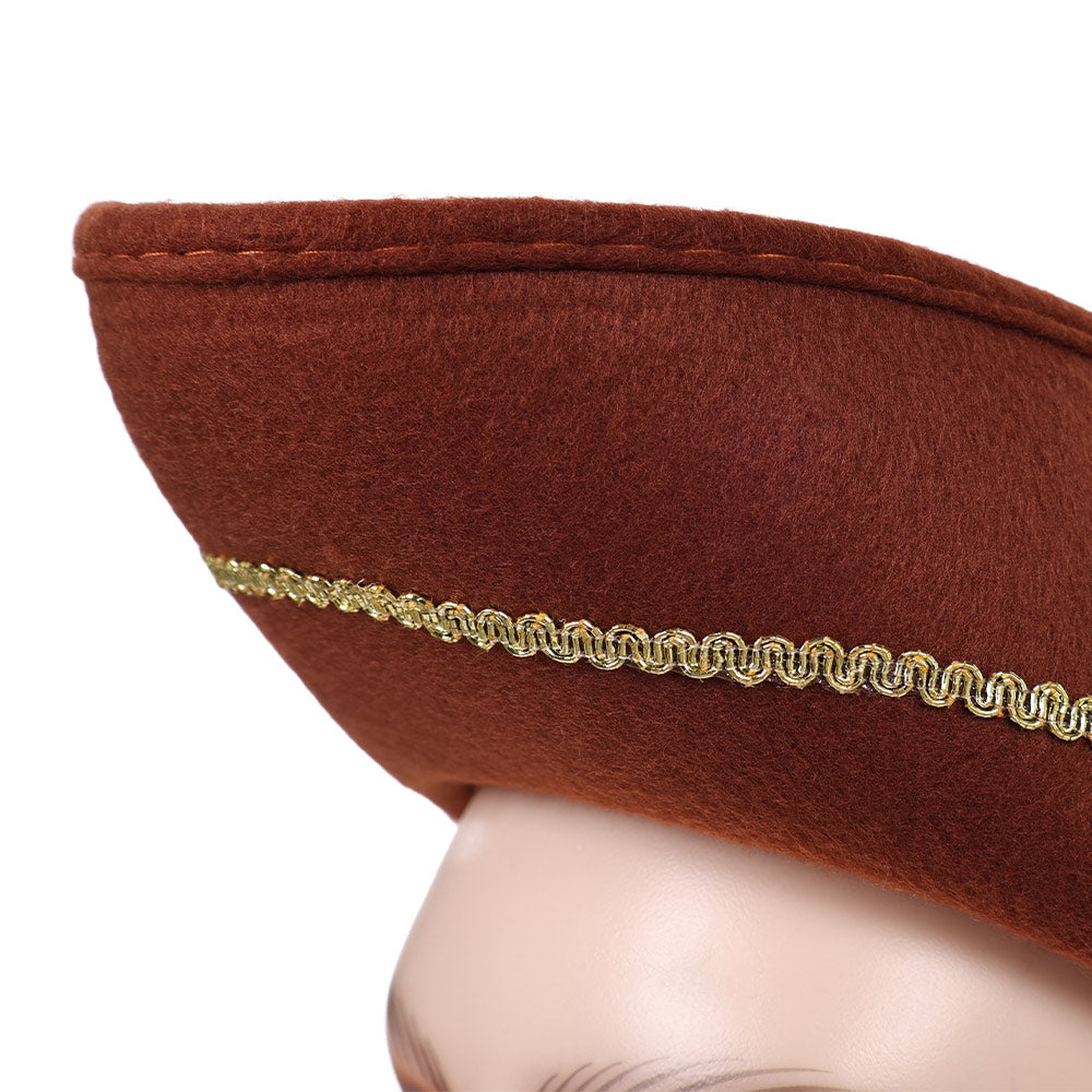 Cosplay Accessorie Clark The Backrooms(2026) Film Cosplay Chapeau Marron Homme