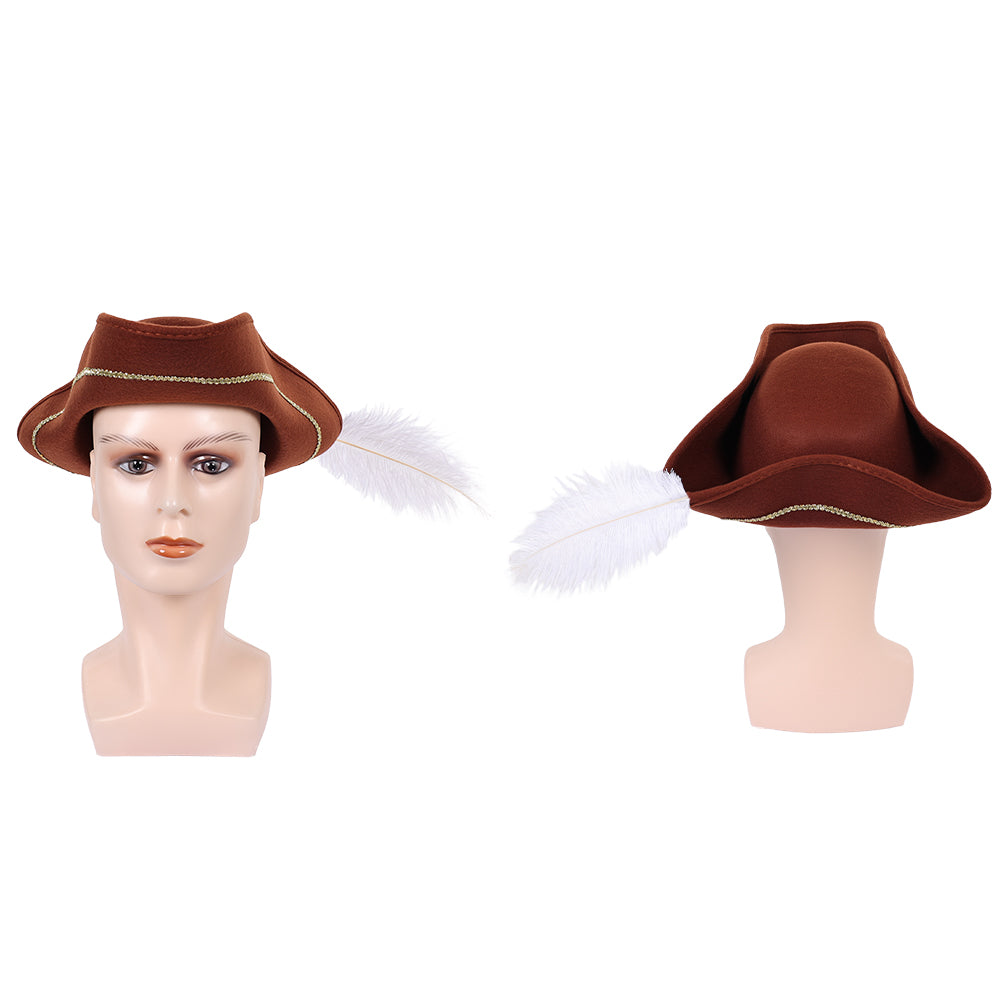 Cosplay Accessorie Clark The Backrooms(2026) Film Cosplay Chapeau Marron Homme