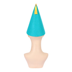 Cosplay Accessorie Coco Tongari Boushi no Atelier(2026) Anime Cosplay Chapeau Bleu et Blanc Femme
