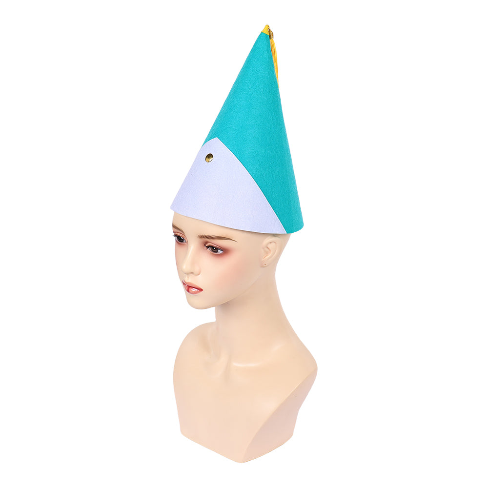 Cosplay Accessorie Coco Tongari Boushi no Atelier(2026) Anime Cosplay Chapeau Bleu et Blanc Femme
