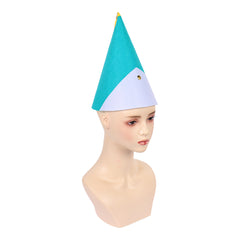 Cosplay Accessorie Coco Tongari Boushi no Atelier(2026) Anime Cosplay Chapeau Bleu et Blanc Femme