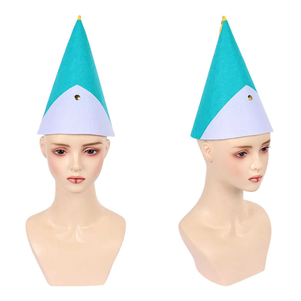 Cosplay Accessorie Coco Tongari Boushi no Atelier(2026) Anime Cosplay Chapeau Bleu et Blanc Femme