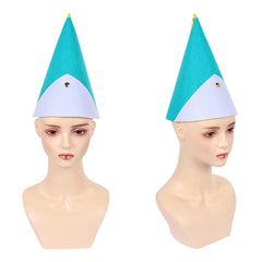 Cosplay Accessorie Coco Tongari Boushi no Atelier(2026) Anime Cosplay Chapeau Bleu et Blanc Femme