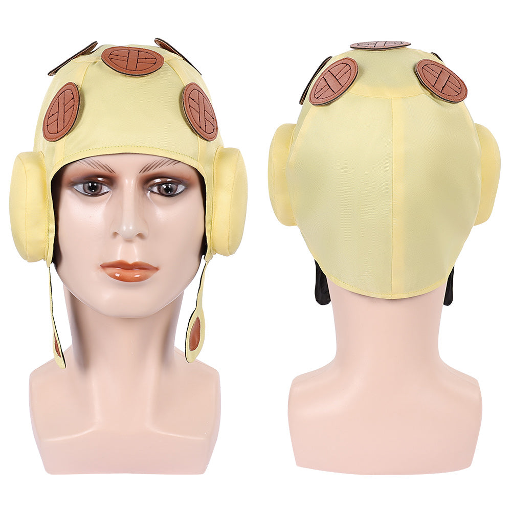 Cosplay Accessorie Pocoloco JJBA 7(2026) Anime Cosplay Chapeau Jaune Homme