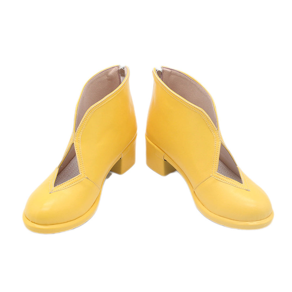 Cosplay Chaussures Coco Tongari Boushi no Atelier(2026) Anime Chaussures Jaunes Femme