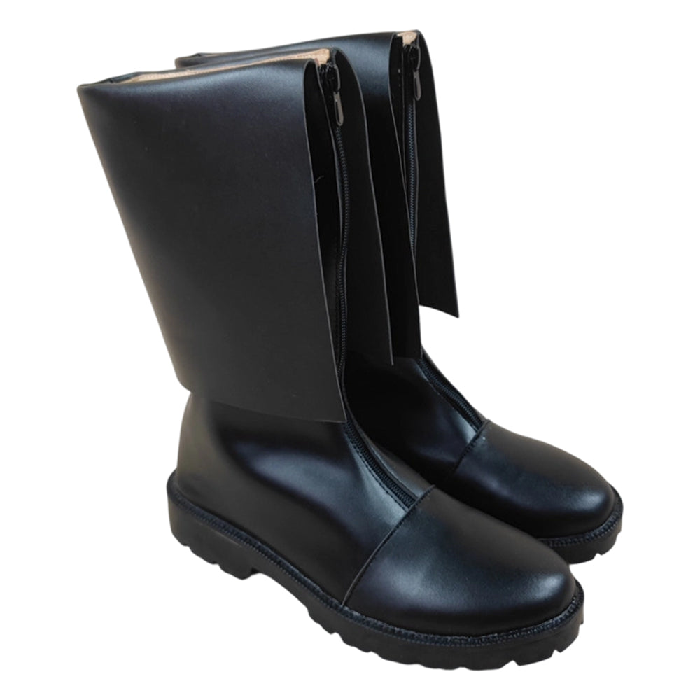 Cosplay Chaussures Kurisu Makise Steins Gate Re: Boot(2026) Jeu Chaussures Noires Femme