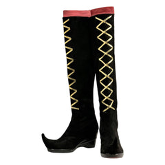 Cosplay Chaussures Pierrot The Freak Circus Jeu Chaussures Noires Homme