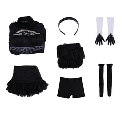 Cosplay Costume 2B NieR:Automata Jeu Cosplay Robe de Mariée Noire Femme
