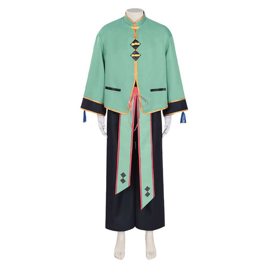 Cosplay Costume A Yuan Link Click Anime Cosplay Tenue Verte Homme