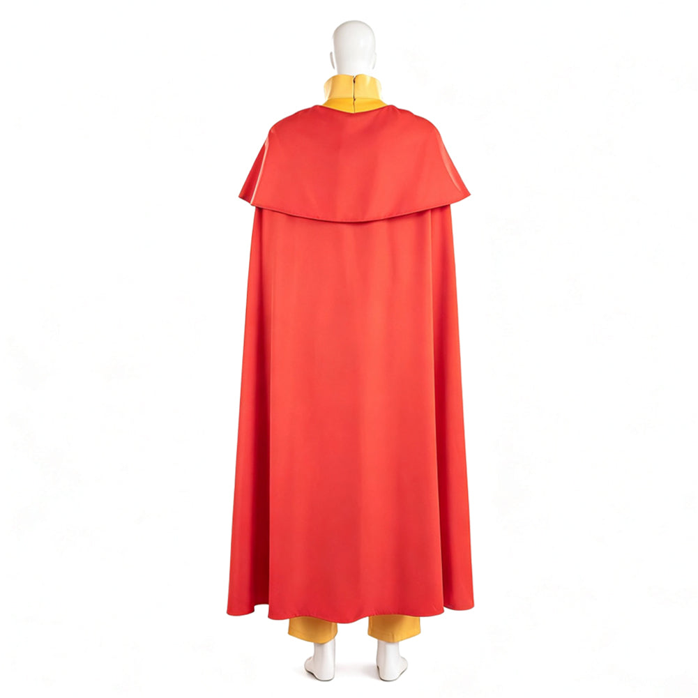 Cosplay Costume Aang Avatar Aang: The Last Airbender(2026) Film Cosplay Tenue Jaune Homme